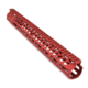 GUNTEC USA 15in Ultra Lightweight Thin M-Lok System Free Floating Handguard with Monolithic Top Rail, Red, GT-15MLK-RED