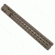 GUNTEC USA 15in Ultra Slimline Octagonal 5 Sided Key Mod Free Floating Handguard w/Monolithic Top Rail,Cerakote Flat Dark Earth GT-15JKO-FDE