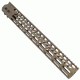 GUNTEC USA 15in Ultra Slimline Octagonal 5 Sided M-Lok Free Floating Handguard w/Monolithic Top Rail,Cerakote Flat Dark Earth GT-15MLKO-FDE