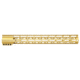 Guntec USA 16.5in AIR-LOK Series M-LOK Compression Free Floating Handguard w/ Monolithic Top Rail, Anodized Gold, GT-16.5ALC-GOLD