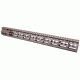 GUNTEC USA 16.5in Ultra Slimline Octagonal 5 Sided M-Lok Free Floating Handguard with Monolithic Top Rail, Flat Dark Earth GT-16.5MLKO-FDE