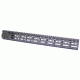 GUNTEC USA 16.5in Ultra Slimline Octagonal 5 Sided M-Lok Free Floating Handguard with Monolithic Top Rail, Od Green GT-16.5MLKO-G