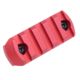 Guntec USA Removable M-Lok Accessory Rail, 2.25in, Anodized Red, MLK-RAIL-225-RED