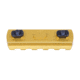 Guntec USA 2.25 Removable M-LOK Accessory Rail, Anodized Gold, MLK-RAIL-225-GOLD