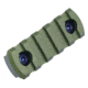 Guntec USA 2.25 Removable M-LOK Accessory Rail, Anodized Green, MLK-RAIL-225-GREEN