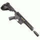 GUNTEC USA 4in Ultra Lightweight Thin Key Mod Free Floating Handguard w/Monolithic Top Rail,Black GT-4JK