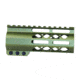 Guntec USA 5 AIR-LOK Series M-LOK Compression Free Floating Handguard w/ Monolithic Top Rail, Anodized Green, GT-5ALC-GREEN