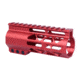 Guntec USA 5 AIR-LOK Series M-LOK Compression Free Floating Handguard w/ Monolithic Top Rail, Anodized Red, GT-5ALC-RED