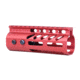 Guntec USA 5 Ultra Lightweight Thin M-LOK Free Floating Handguard w/ Monolithic Top Rail, Anodized Red, GT-5MLK-RED