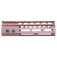 Guntec USA 6.75 ULtra Lightweight Thin M-LOK Free Floating Handguard w/ Monolithic Top Rail, Anodized Bronze, GT-675MLK-BRZ