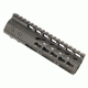 GUNTEC USA 6.75in Ultra Lightweight Thin Key Mod Free Floating Handguard with Monolithic Top Rail, Black GT-675JK, EDEMO1