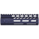 Guntec USA 6.75in Ultra Lightweight Thin M-LOK Free Floating Handguard w/ Monolithic Top Rail, Anodized Black, GT-675MLK