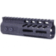 Guntec USA 6in Ultra Lightweight Thin M-LOK Free Floating Handguard w/ Monolithic Top Rail, Anodized Black, GT-6MLK
