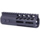 Guntec USA 6in Ultra Lightweight Thin M-LOK Free Floating Handguard w/ Monolithic Top Rail, Anodized Black, GT-6MLK
