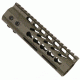 GUNTEC USA 7in Ultra Lightweight Thin Key Mod Free Floating Handguard w/Monolithic Top Rail,Cerakote OD Green GT-7JK-G