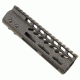 GUNTEC USA 7in Ultra Lightweight Thin M-Lok Free Floating Handguard w/Monolithic Top Rail,Black GT-7MLK