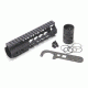 GUNTEC USA 7in Ultra Slimline Octagonal 5 Sided Key Mod Free Floating Handguard w/Monolithic Top Rail,Black GT-7JKO, EDEMO1