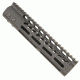 GUNTEC USA 9in Ultra Lightweight Thin M-Lok System Free Floating Handguard w/Monolithic Top Rail,Black GT-9MLK
