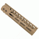 GUNTEC USA 9in Ultra Lightweight Thin M-Lok System Free Floating Handguard w/Monolithic Top Rail,Cerakote Flat Dark Earth GT-9MLK-FDE
