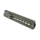 GUNTEC USA 9in Ultra Slimline Octagonal 5 Sided Key Mod Free Floating Handguard w/Monolithic Top Rail,OD Green GT-9JKO-G