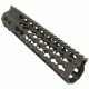 GUNTEC USA 9in Ultra Slimline Octagonal 5 Sided Key Mod Free Floating Handguard w/Monolithic Top Rail,OD Green GT-9JKO-G