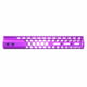 Guntec USA Air Lite Honeycomb Series M-LOK Free Floating Handguard w/Monolithic Top Rail, 12in, Purple, GT-12HC-AL-MLK-PURPLE