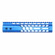 Guntec USA Air Lite Honeycomb Series M-LOK Free Floating Handguard w/Monolithic Top Rail, 9in, Blue, GT-9HC-AL-MLK-BLUE
