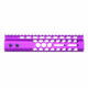 Guntec USA Air Lite Honeycomb Series M-LOK Free Floating Handguard w/Monolithic Top Rail, 9in, Purple, GT-9HC-AL-MLK-PURPLE