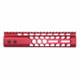 Guntec USA Air Lite Honeycomb Series M-LOK Free Floating Handguard w/Monolithic Top Rail, 9in, Red, GT-9HC-AL-MLK-RED