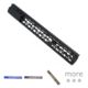 Guntec USA Airlite Series Keymod Free Floating Handguard w/Monolithic Top Rail