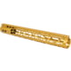 Guntec USA Air Lite M-LOK System Free Floating Handguard With Monolithic Top Rail, 15in, Anodized Gold, GT-15MLK-AL-308-GOLD
