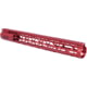 Guntec USA Air Lite M-LOK System Free Floating Handguard With Monolithic Top Rail, 15in, Anodized Red, GT-15MLK-AL-308-RED
