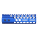 Guntec USA Air Lite Series Honeycomb M-LOK Free Floating Handguard w/ Monolithic Top Rail, 7in, Anodized Blue, GT-7HC-AL-MLK-BLUE