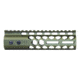 Guntec USA Air Lite Series Honeycomb M-LOK Free Floating Handguard w/ Monolithic Top Rail, 7in, Anodized Green, GT-7HC-AL-MLK-GREEN