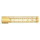 Guntec USA AirLok Series M-LOK Compression Free Floating Handguard w/Monolithic Top Rail, 12in, Gold, GT-12ALC-GOLD