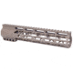 Guntec USA AR-15 10in Air-Lok Series M-LOK Compression Free Floating Handguard w/ Monolithic Top Rail, Flat Dark Earth, GT-10ALC-FDE