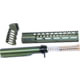 Guntec USA AR-15 10in Pistol Brace Build Kit With Milspec Buffer Tube, Anodized Green, ULTRA-BBK10-GREEN