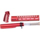 Guntec USA AR-15 10in Pistol Brace Build Kit With Milspec Buffer Tube, Anodized Red, ULTRA-BBK10-RED