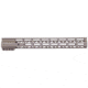 Guntec USA AR-15 15in Air-Lok Series M-LOK Compression Free Floating Handguard w/ Monolithic Top Rail, Flat Dark Earth, GT-15ALC-FDE