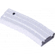 Guntec USA AR-15 5.56mm 30 Round Rifle Magazine w/Anti-Tilt Follower, Anodized Clear, MAG30-CLEAR-30RD