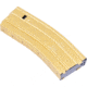 Guntec USA AR-15 5.56mm 30 Round Rifle Magazine w/Anti-Tilt Follower, Anodized Gold, MAG30-GOLD-30RD