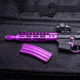 Guntec USA AR-15 5.56mm 30 Round Rifle Magazine w/Anti-Tilt Follower, Anodized Purple, MAG30-PURPLE-30RD