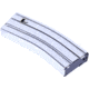 Guntec USA AR-15 5.56mm 30 Round Rifle Magazine w/Anti-Tilt Follower, Chrome, MAG30-C-30RD