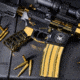 Guntec USA AR-15 5.56mm 30 Round Rifle Magazine w/Anti-Tilt Follower, Gold Plated, MAG30-GP-30RD