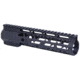 Guntec USA AR-15 9in Air-Lok Series M-LOK Compression Free Floating Handguard w/ Monolithic Top Rail, Anodized Black, GT-9ALC