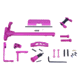 Guntec USA AR-15 Accent Kit, Anodized Pink, ACC-KIT-PINK