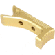 Guntec USA AR-15 Aluminum Angled Grip for M-LOK System, Gen 2, Anodized Gold, ANGLEGRIP-MLK-G2-GOLD