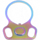 Guntec USA AR-15 AMBI SINGLE POINT SLING ADAPTER MATTE RAINBOW PVD FINISH, MATTE RAINBOW PVD, DOUBLE-EGG-M-RPVD