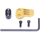 Guntec USA AR-15 / AR-308 Extended Mag Catch Paddle Release, Anodized Gold, EXT-MC-GOLD