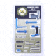 Guntec USA AR-15 Builders Kit w/Ambidextrous Safety, Anodized Blue, BUILD-KIT-AMBI-BLUE